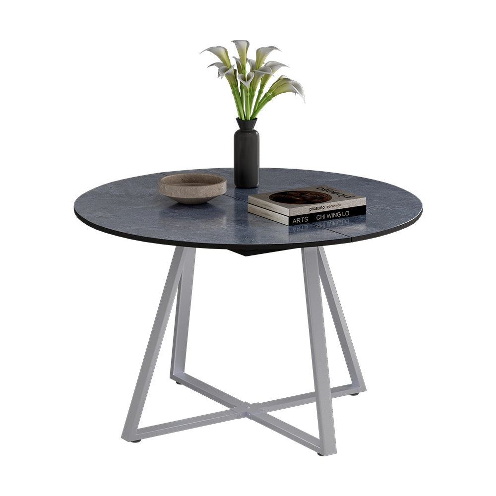 Tavolo da pranzo allungabile Loyd Antracite/Grigio 120 x 120 cm Estensibile Vicco