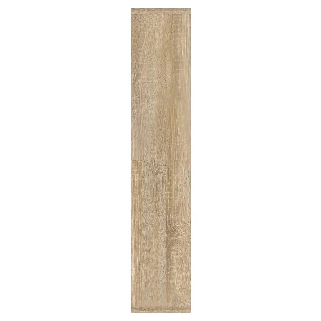 Mobiletto a specchio con illuminazione a LED 91 x 15 x 76,5 cm marrone 02_0006542