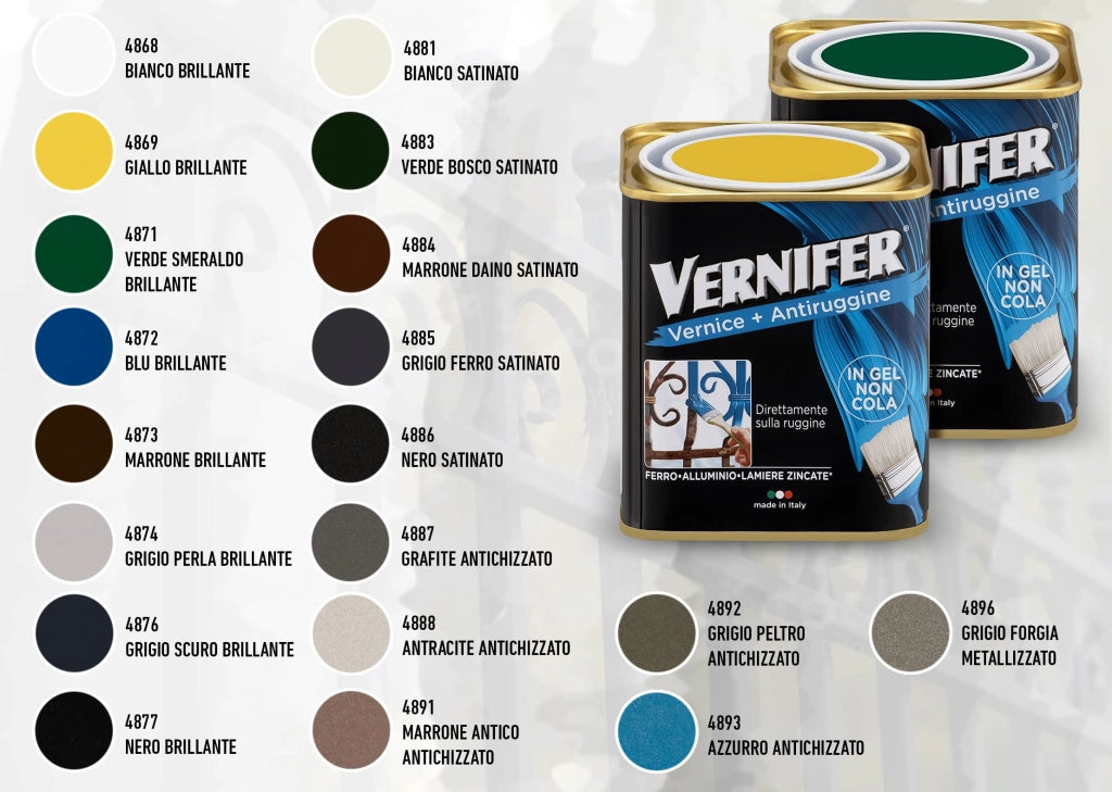 Smalto Antiruggine Vernifer Arexons 4868 Bianco Brillante Ml 750
