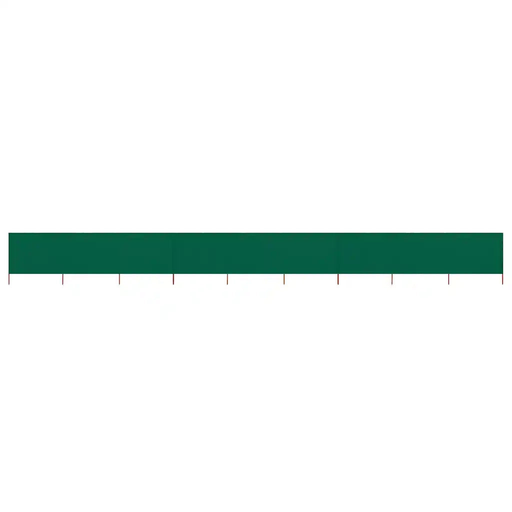 Paravento a 9 Pannelli in Tessuto 1200x160 cm Verde cod mxl 54601