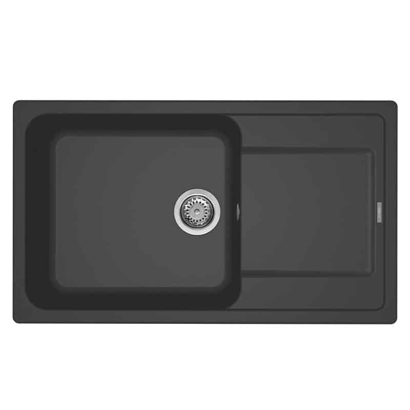 Lavello Elleci Incasso 1 vasca 86x50 Life 410 Granitek Antracite LG241059