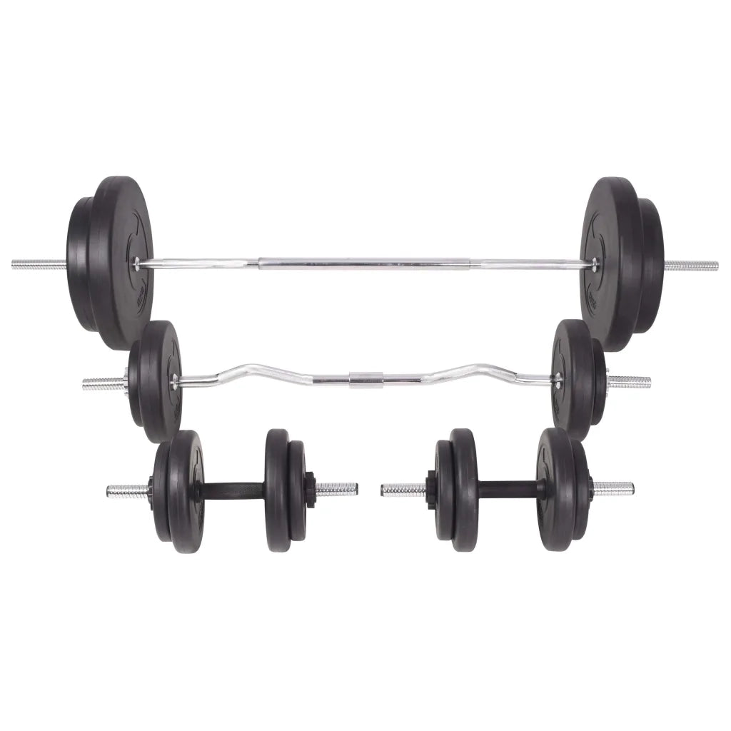 Panca Reclinabile con Rack Bilanciere e Set Manubri 90 kg 275371