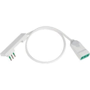 Prolunga elettrica lineare bianca 2P T 10A salvaspazio spina e presa italiana lunghezza 10 metri Clock FME