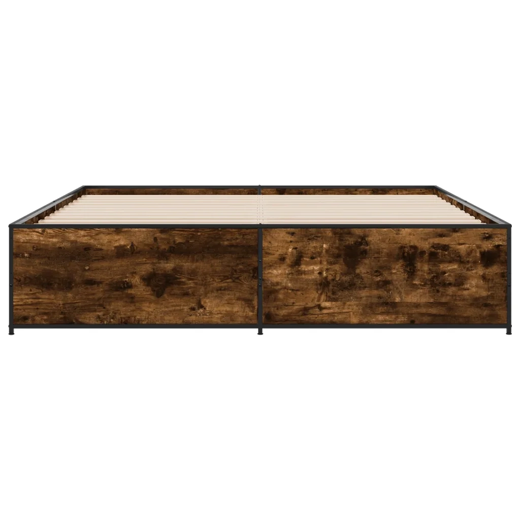 Giroletto Rovere Fumo 180x200 cm in Legno Multistrato Metallo 3279874