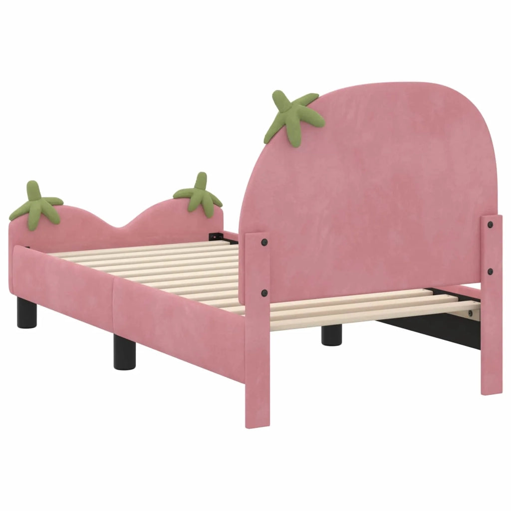 Struttura letto per bambini con testata-Giroletto per bambini Rosa 70 x 140 cm 148761