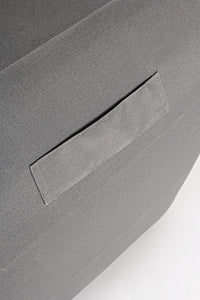 Poltrona Pouf Chaise Lounge Gonfiabile 90x60x70 cm in Poliestere Rihanna Grigio