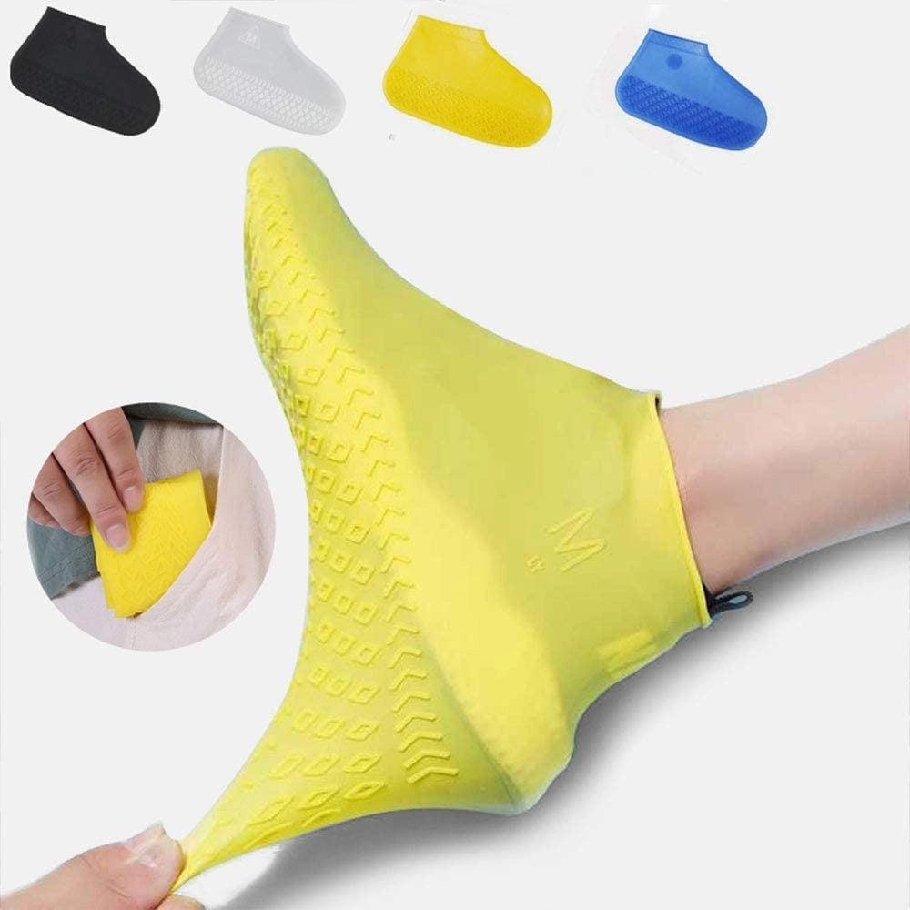 Trade Shop - Copri Scarpe Impermeabile In Silicone Antiscivolo Copriscarpe Lavabili Copertura -    L