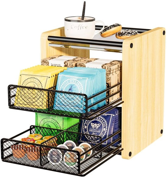 Sistema di conservazione per teiere - Aiuto per la raccolta e l'organizzazione delle teiere - Design robusto - Funzione di utilizzo facile - Collezione delle teiere in vetrina - Contenitore per teiere
