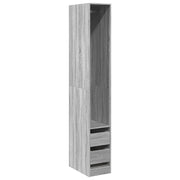 Armadio Grigio Sonoma 30x50x200 cm in Legno Multistrato CFW6044171