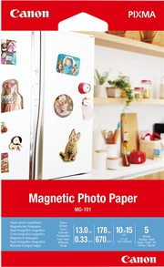 Canon Carta fotografica magnetica MG-101, 10,2x15,2 cm, 5 fogli