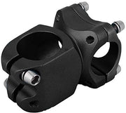 Penna di sterzo per bicicletta - estensione corta - penna fissa - lega di alluminio - angolo di 7 gradi - diametro 25,4 mm - resistente alla corrosione
