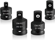 Adattatori di Fisarmonica per Chiavi Impattanti - Acciaio Cr-Mo - 1/4 a 3/8 3/8 a 1/4 3/8 a 1/2 1/2 a 3/8 pollici