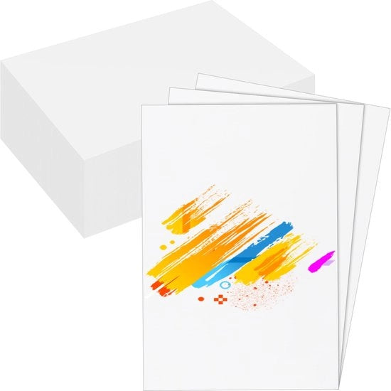 Pacco A4 200 Fogli 230 g/m² - Carta Bianca - Doppia Faccia Utilizzabile - Carta per Fai da Te - Inviti - Taglio Netto - Carta da Stampare
