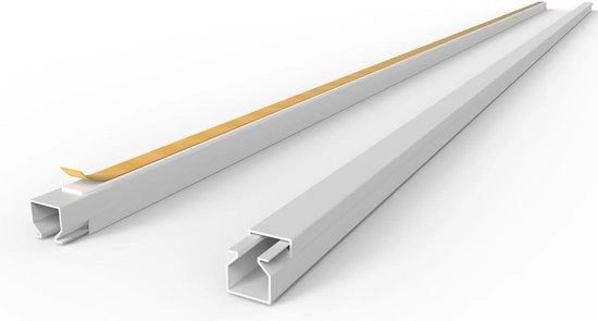 Cavo in silicone autofissante 12 x 12 mm - 10 m (bianco, 10 pezzi) - montaggio semplice - fori di perforazione pratica