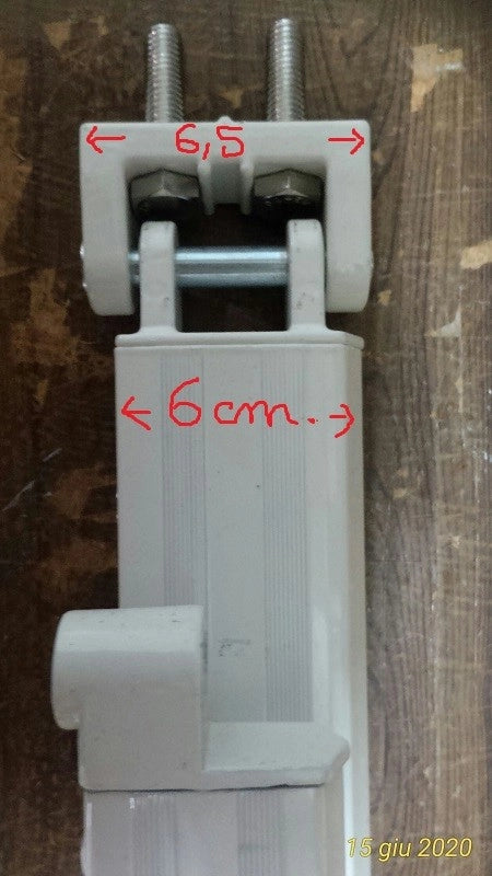 BRACCIO PER TENDA DA SOLE RETRATTILE SINISTRO CM.295X200