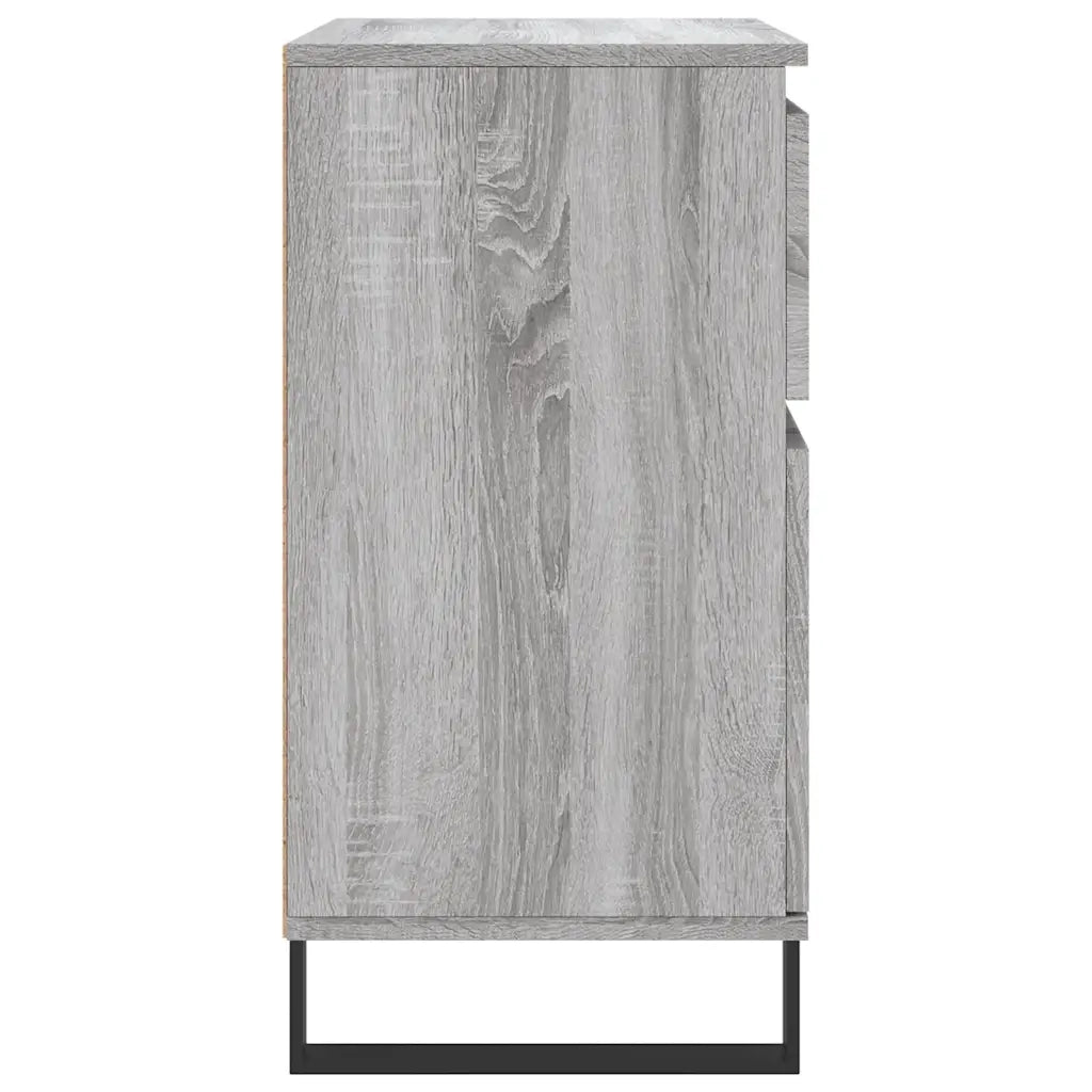 Credenza-Buffet-Armadio da cucina Grigio Sonoma 60x35x70 cm in Legno Multistrato 353192