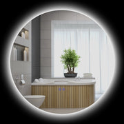 Specchio Bagno con Luci LED e Design Antiappannamento ¨C Zephmum ¨C Bianco ?70 cm
