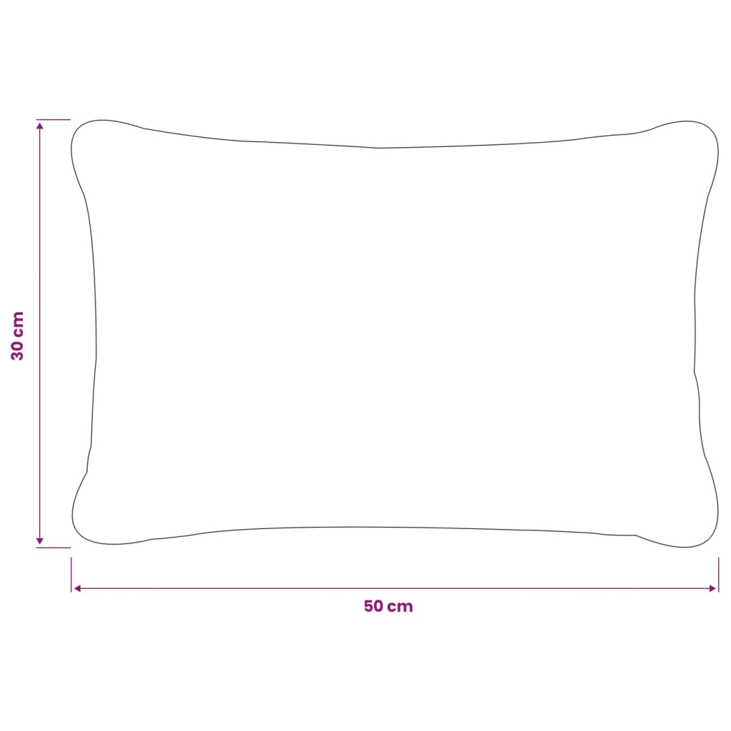 Federa 2 pcs HEERLEN Verde Scuro 30 x 50 cm Bouclé 907883