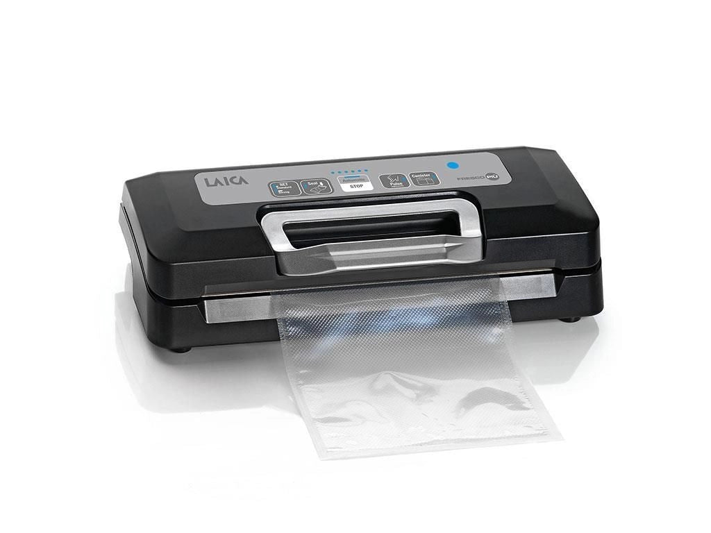 Laica VT3119 Macchina per Sottovuoto Automatica 110W 0.7 bar 12 l-min Sigillatura Standard e Strong colore Nero
