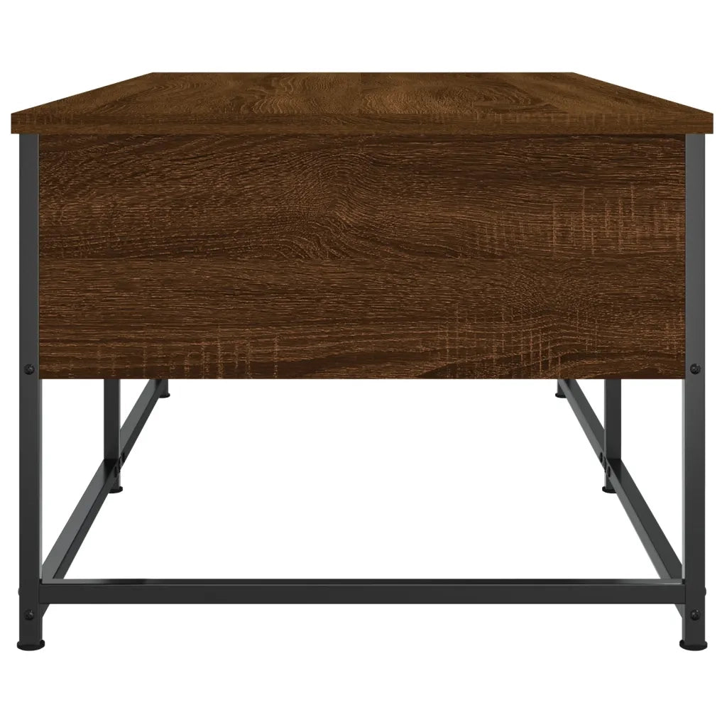 Tavolino Salotto Rovere Marrone 100x51x40 cm Legno Multistrato 833974