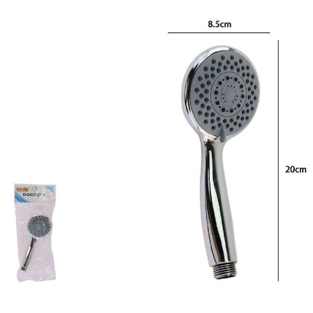 Trade Shop - Doccetta 8.5 X 20cm Doccino Soffione Doccia Bagno Tondo Moderno Multigetto 79973 -