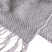 Coperta a quadri grigio chiaro 130x170cm DENARLA
