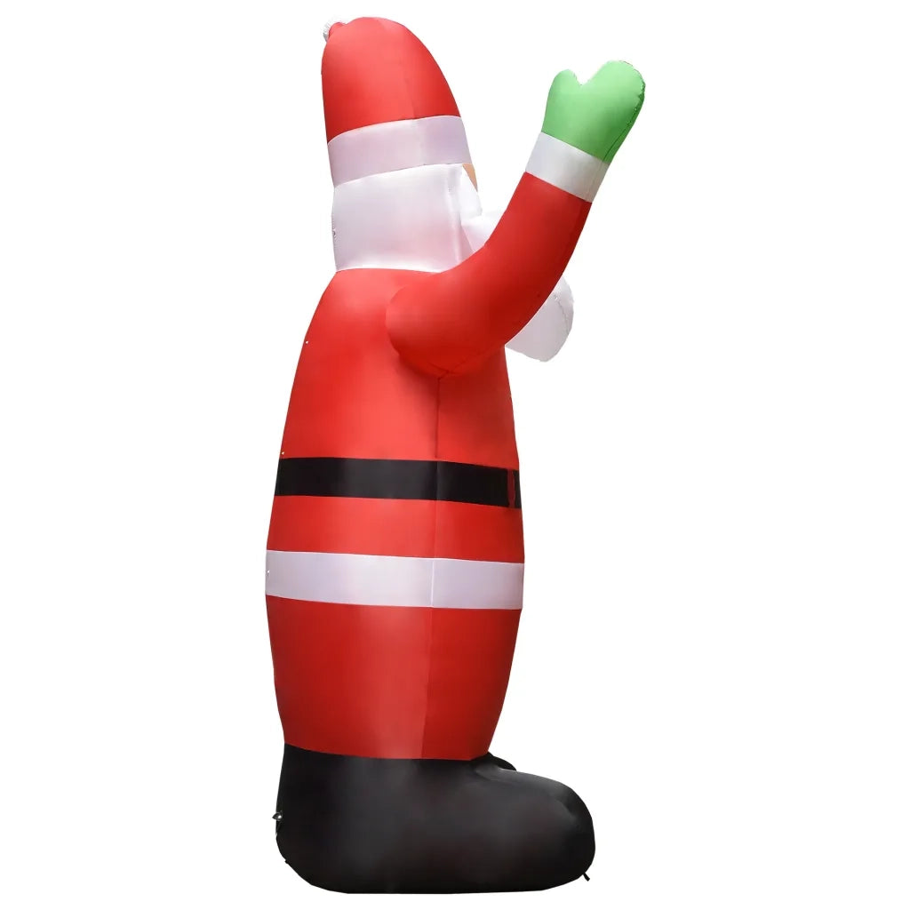 Babbo Natale Gonfiabile Decorazione con LED IP44 4,5 m