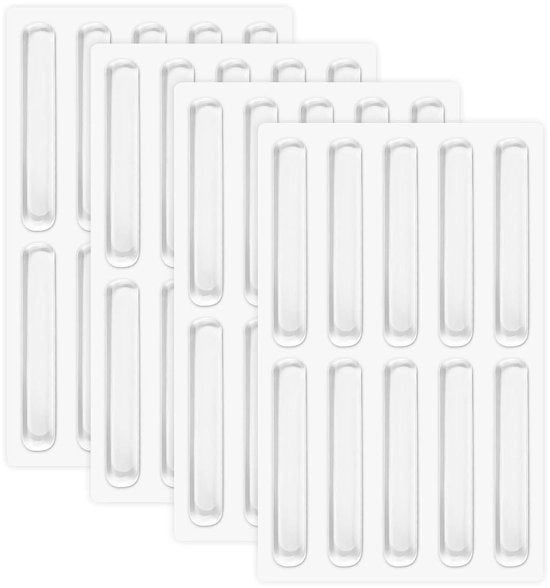 Bumpers in Silicone Transparenti da 40 Unità - Autoadesivi - Impermeabili - Resistenti ai Graffi - Dampening Acustico - Cuscini per Mobili