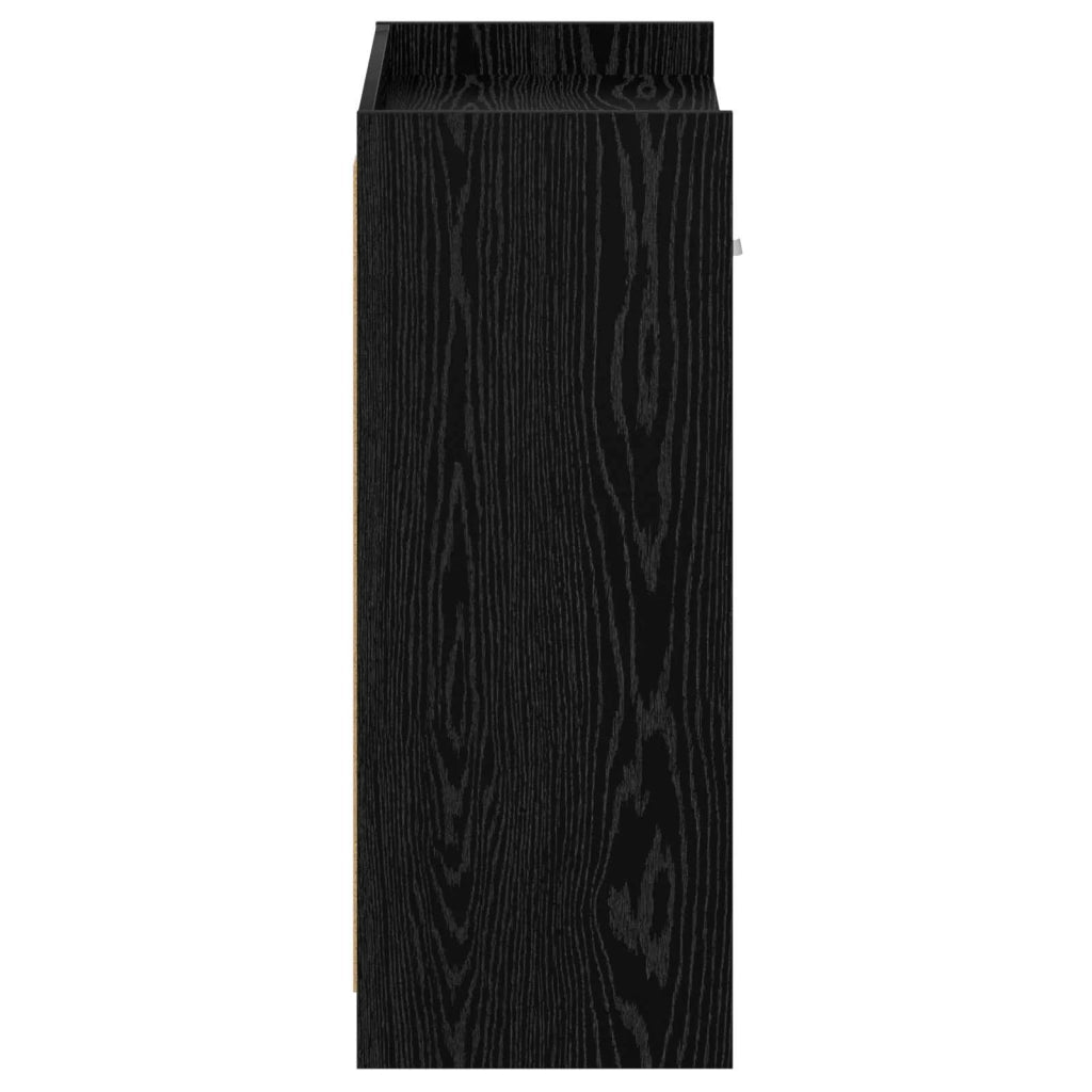 Mobile per scarpe con cassetto Rovere Nero 73,5 x 36 x 92 cm 8011324