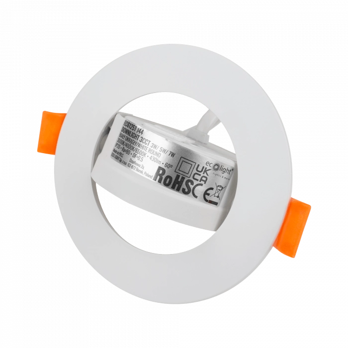 Faretto LED da incasso rotondo bianco CCT Ecolight