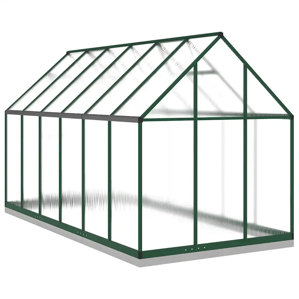 Telaio Serra con Base Verde 334x169x202 cm in Alluminio