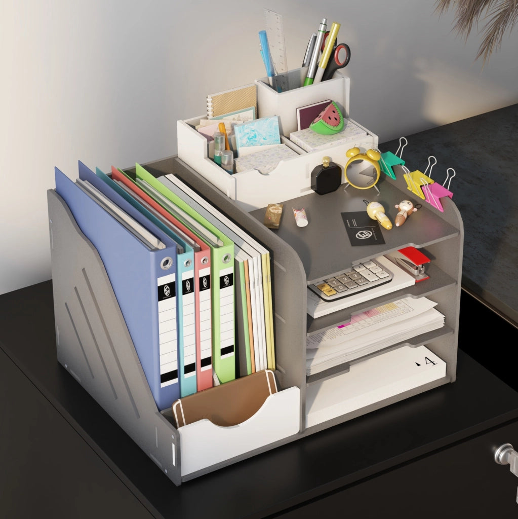 Cassettiera da ufficio 37 x 43,5 x 67,5 cm nera – con ruote e serratura