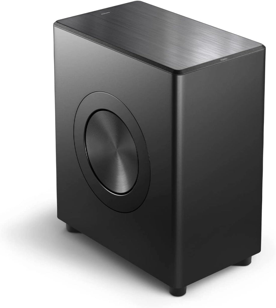 Philips FW1 | Subwoofer wireless | Suono cinematografico | Bassi ricchi e profondi | Design accattivante | Potenza di uscita 420 W | Nero