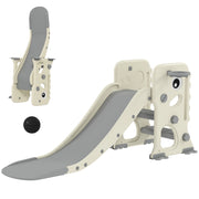 Scivolo 3 in 1 con struttura arrampicata e canestro ¨C Xylo ¨C per bambini 2-5 anni