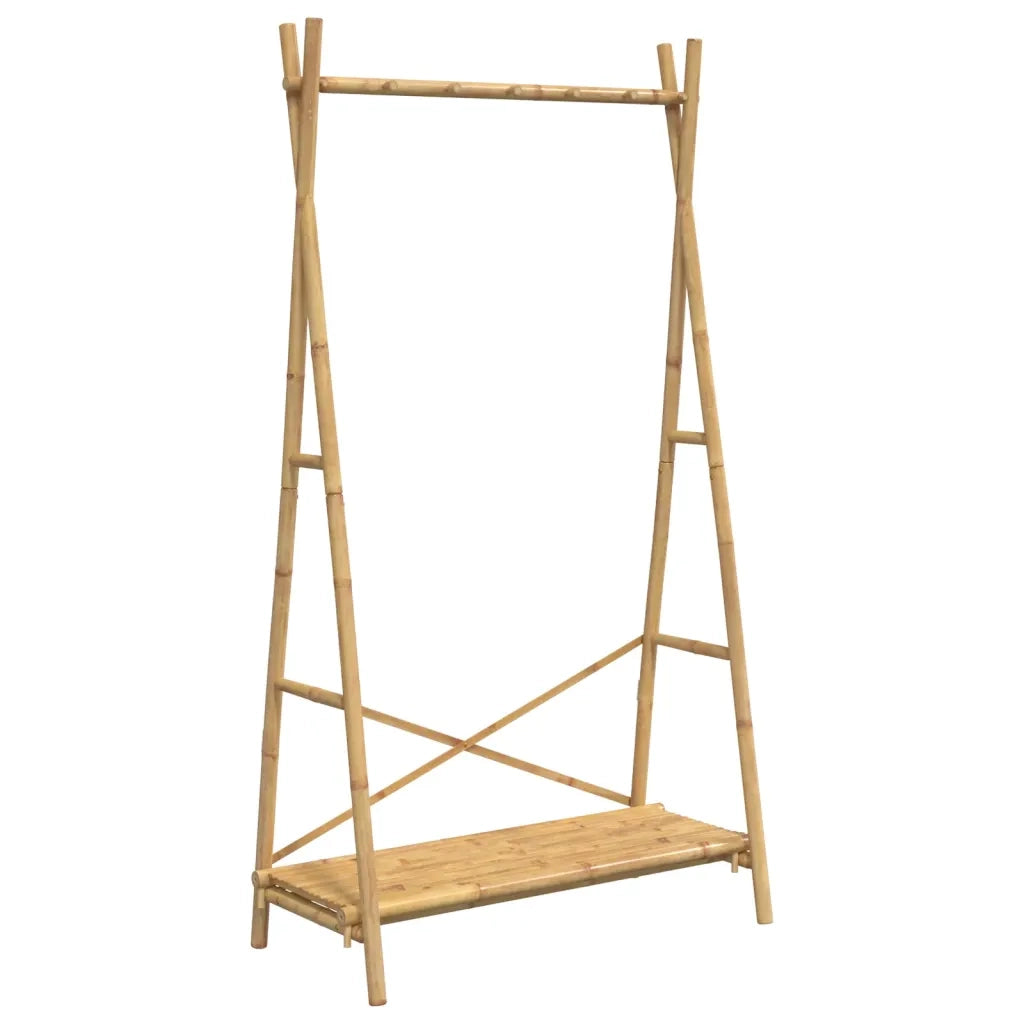 Appendiabiti con Ripiano 102x50x190 cm in BambÃ¹