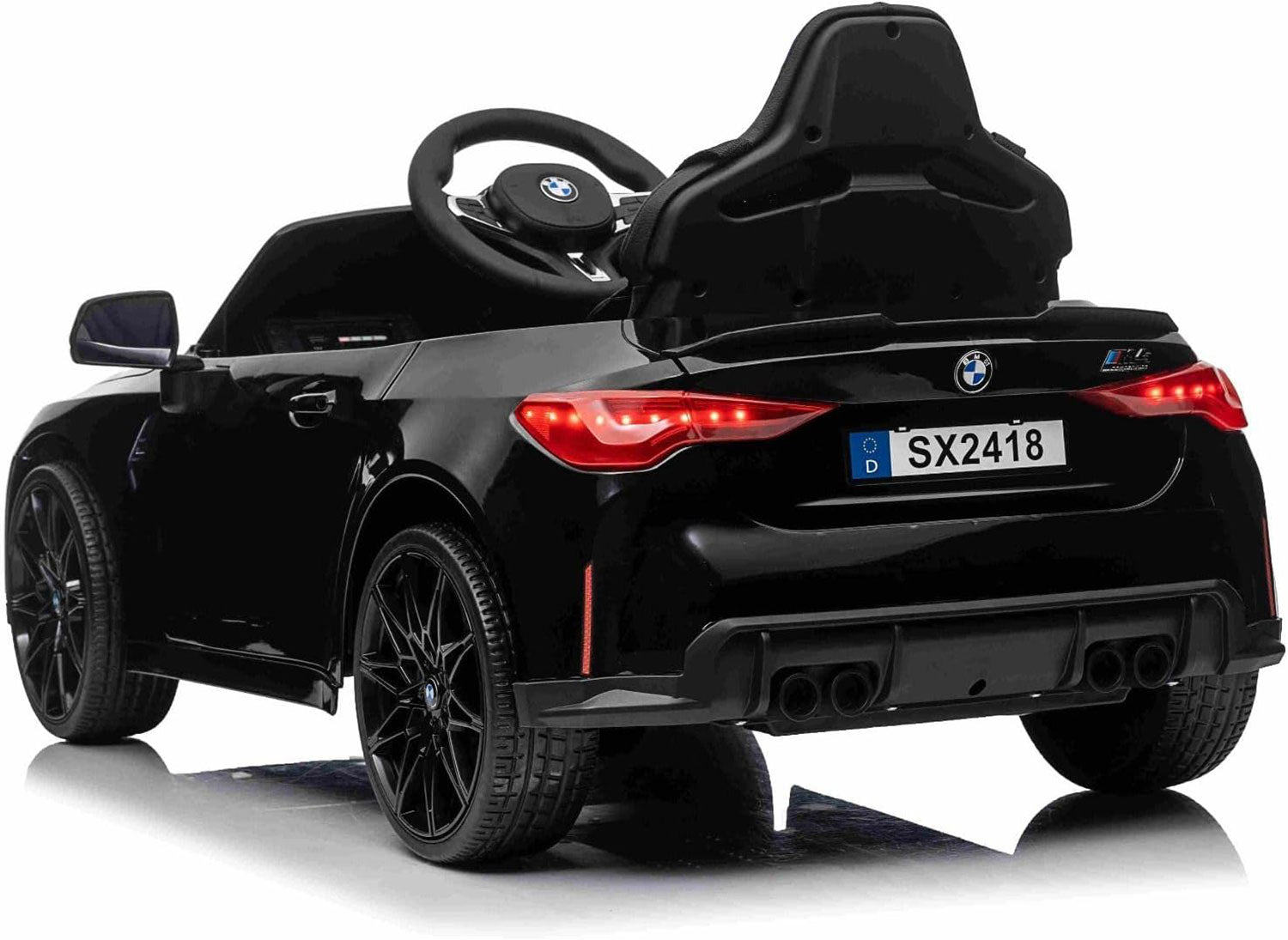 Macchina Elettrica per Bambini Licenza Ufficiale Bmw M4 10,8V 3,1Ah Nero