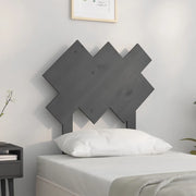Testiera per Letto-Testata-Testiera Decorativa Bianca 72,5x3x81 cm Legno Massello di Pino