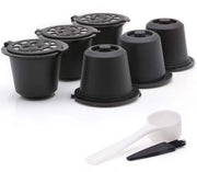 Capsule di caffè riutilizzabili 6 pezzi - Compatibili con Nespresso - In acciaio inossidabile - BPA-free - Duraturi e sicuri