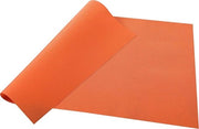Piatto di tessuto non tessuto legato - Resistente all'abrasione idrorepellente e lavabile - Dimensione 30x40 - Prodotto in Francia - Pacchetto da 100 piatti - Arancione