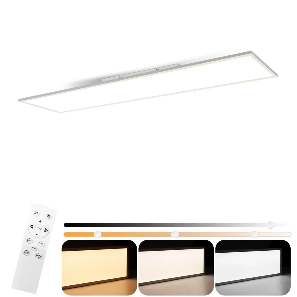 ZMH Lampada da soffitto plafoniera LED pannello bianco dimmerabile telecomando per soggiorno ufficio