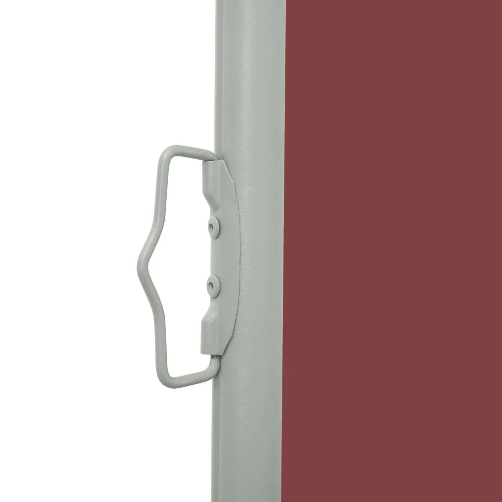 Tenda da sole laterale retrattile/schermo protettivo per patio giardino terrazza balcone 100 x 500 cm marrone 02_0007192