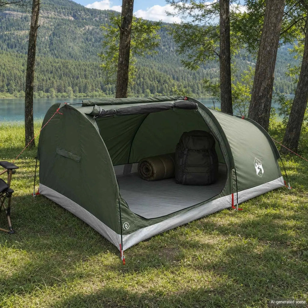 Tenda da Trekking Impermeabile 2 persona Verde militare 42042229