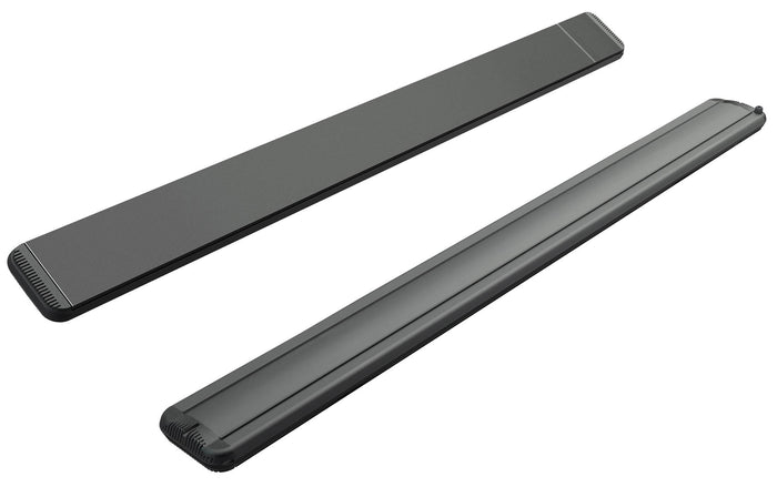 Stufa Elettrica ad Infrarossi 211x20,1x5,8 cm da Soffitto 3200W in Alluminio Dimmerabile Moel Hot-Top Nera