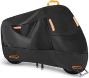 Motorhood Water-Resistente - Copertura per Motore per Scooter e Motocicletta - 300D, Impermeabile a Pioggia, UV, Polvere, Vento - 4 Strisce Riflettenti - 2 Aperture di Chiusura - 1 Maniglia - 1 Borsa di Riposo - Dimensioni: 175 x 85 x 100 cm