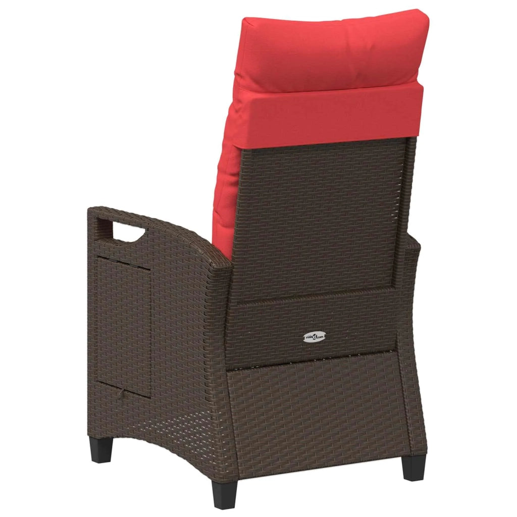 Sedia da giardino reclinabile 56 x 60 x 112 cm acciaio 42026846