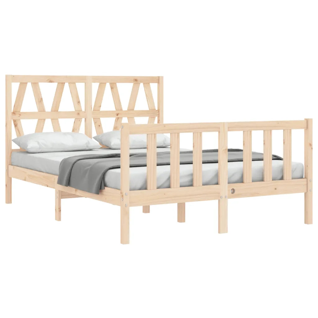 Giroletto senza Materasso 140x200 cm in Legno Massello di Pino 3192491