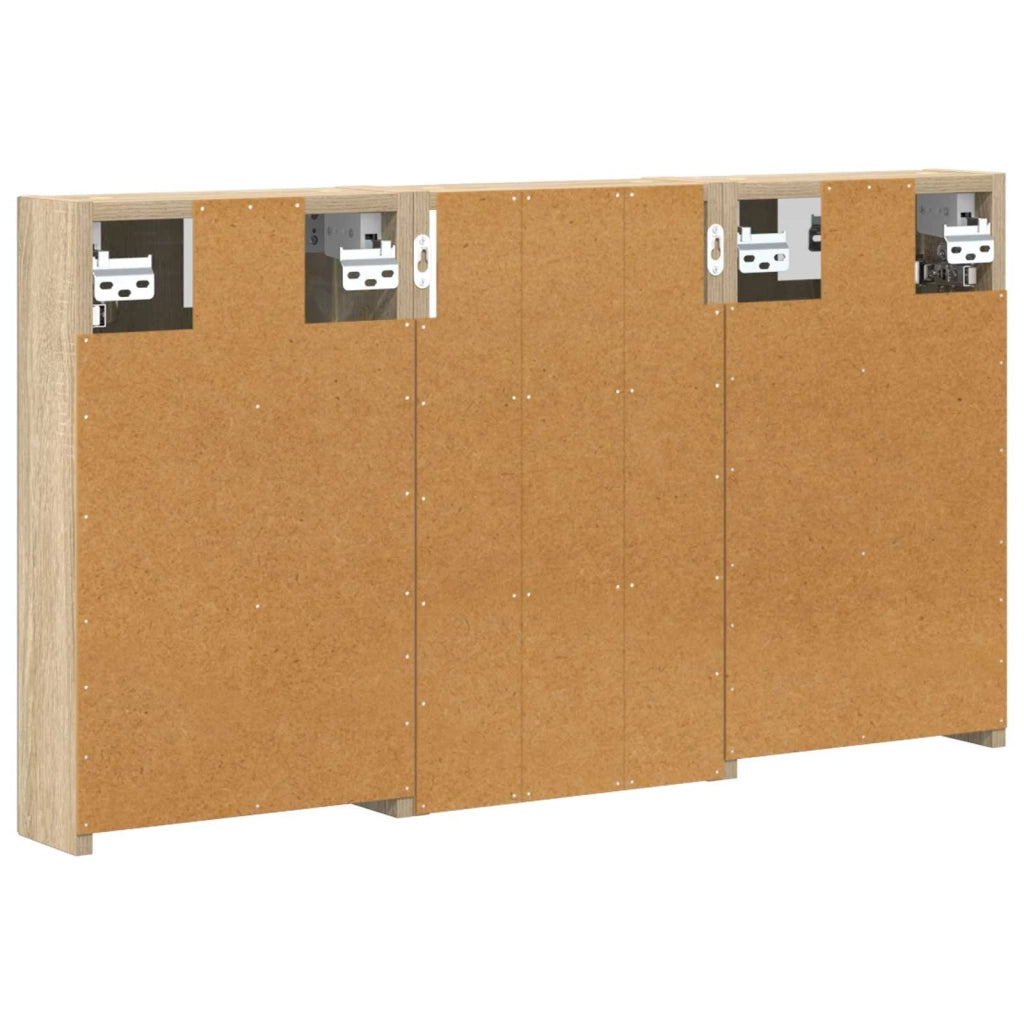 Set di Armadi da Bagno con lo scaffale 3 pcs 90 x 10,5 x 50 cm 3403666