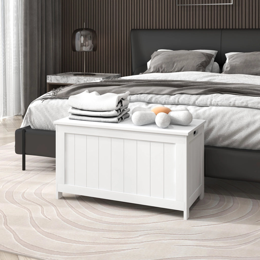 Cassettiera per giocattoli ¨C zephmum ¨C MDF, 81x40x46 cm, bianco