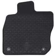 Tappetino per Auto 4 pz Nero Gomma CFW1646315