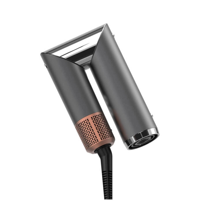 Styler capelli 5 in 1 con aria calda 1400W, 5 accessori intercambiabili e display LED, arriccia asciuga e modella - Sogo